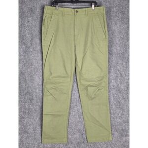 Ocean Coast Men Olive Green Cargo‎ Pants Size 36 Cotton Spandex Utility Outdoor